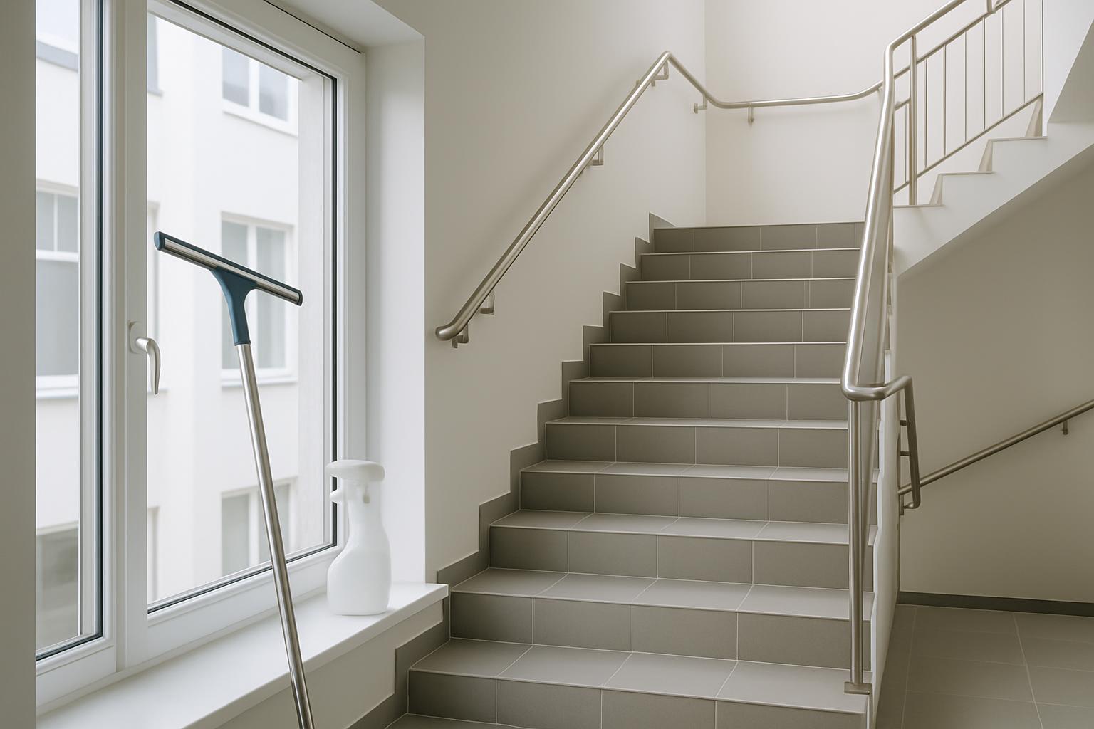 Deutsche Gebäudefassaden und ein putzgerät